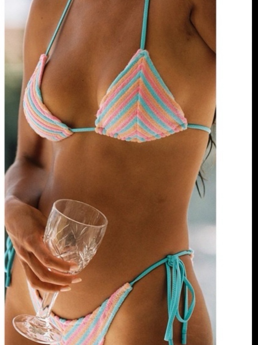 Triangl Sherbet Stripe Bikini